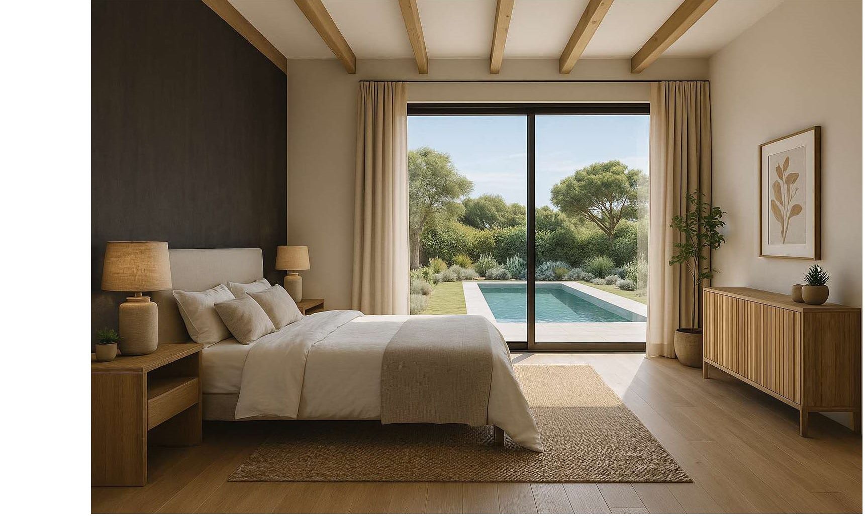 L-House — dormitorio