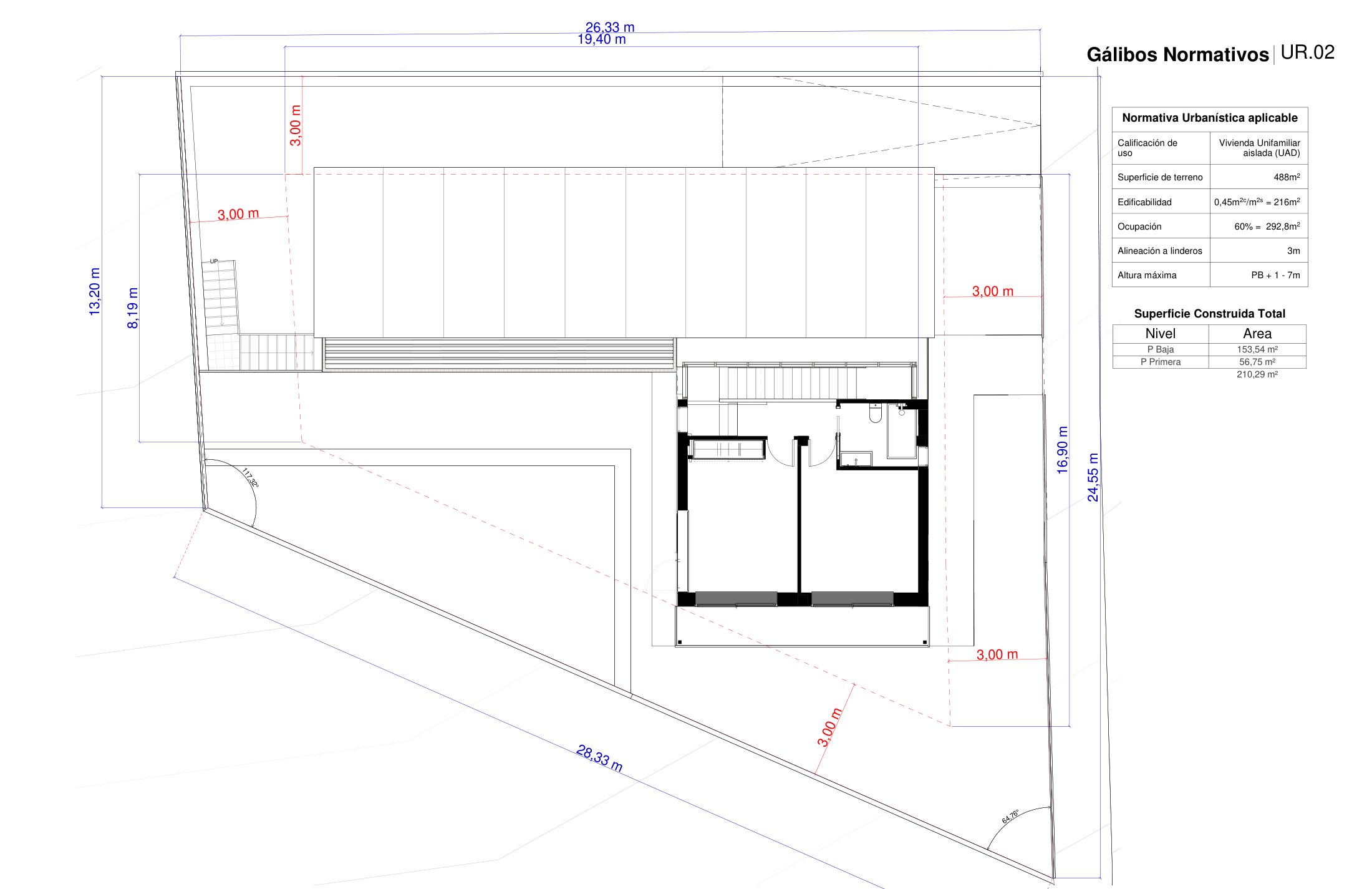 L-House — gálibos normativos