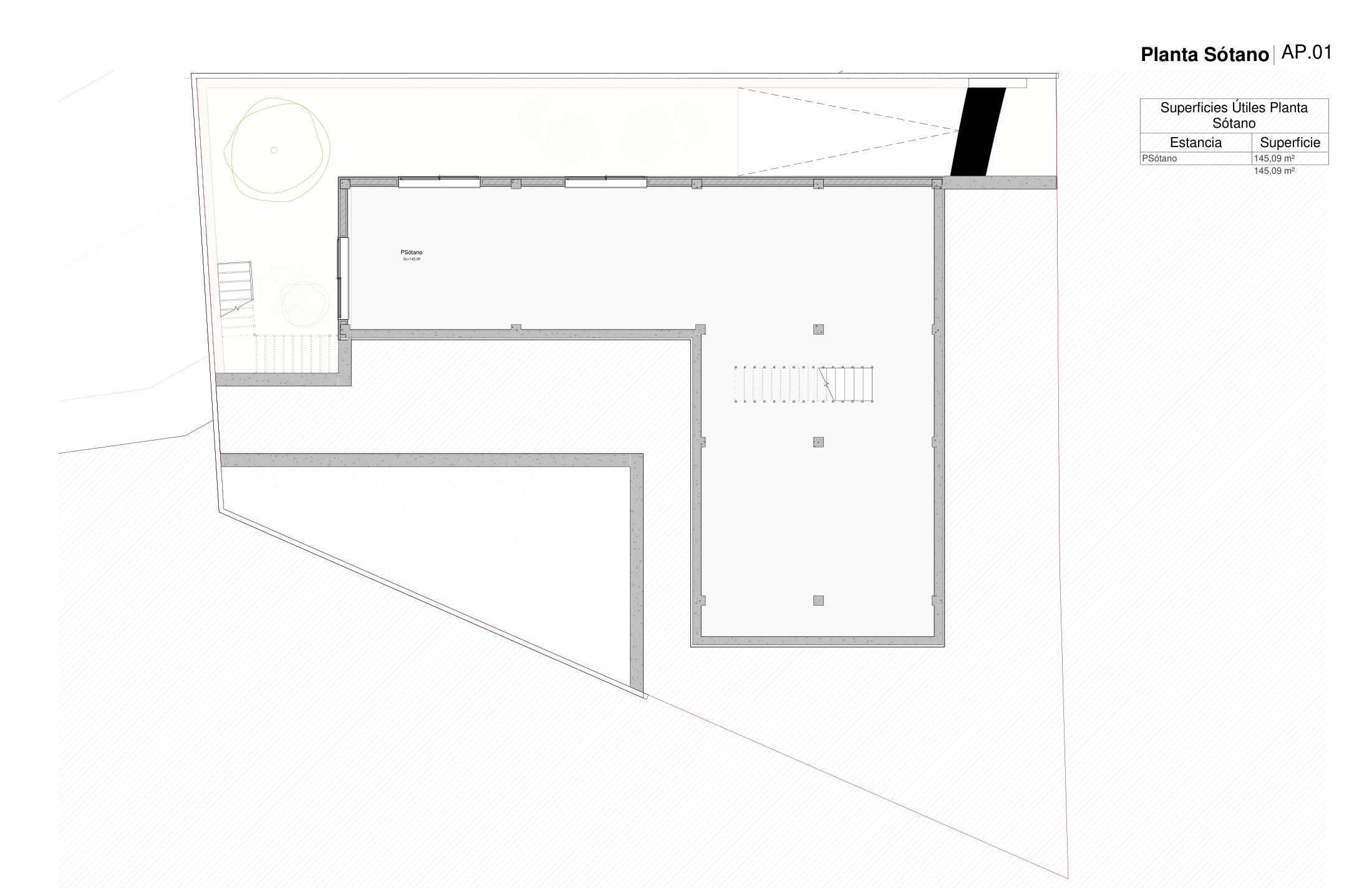 L-House — planta sótano