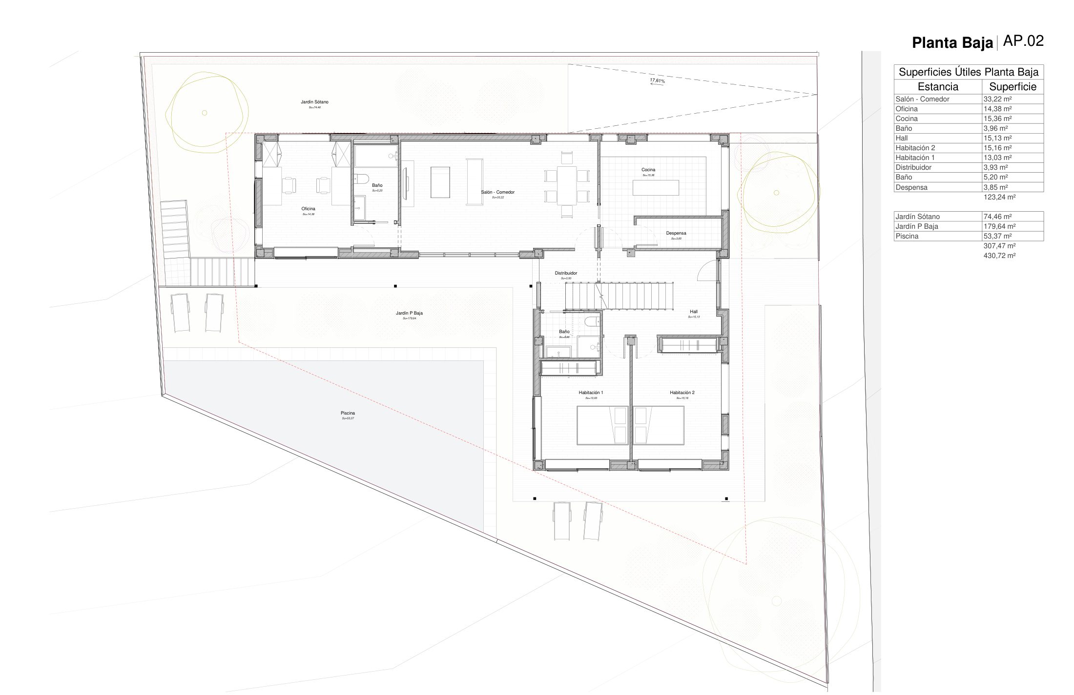 L-House — planta baja
